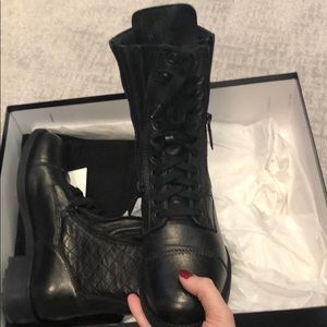 Authentic Chanel High Boots Sheep